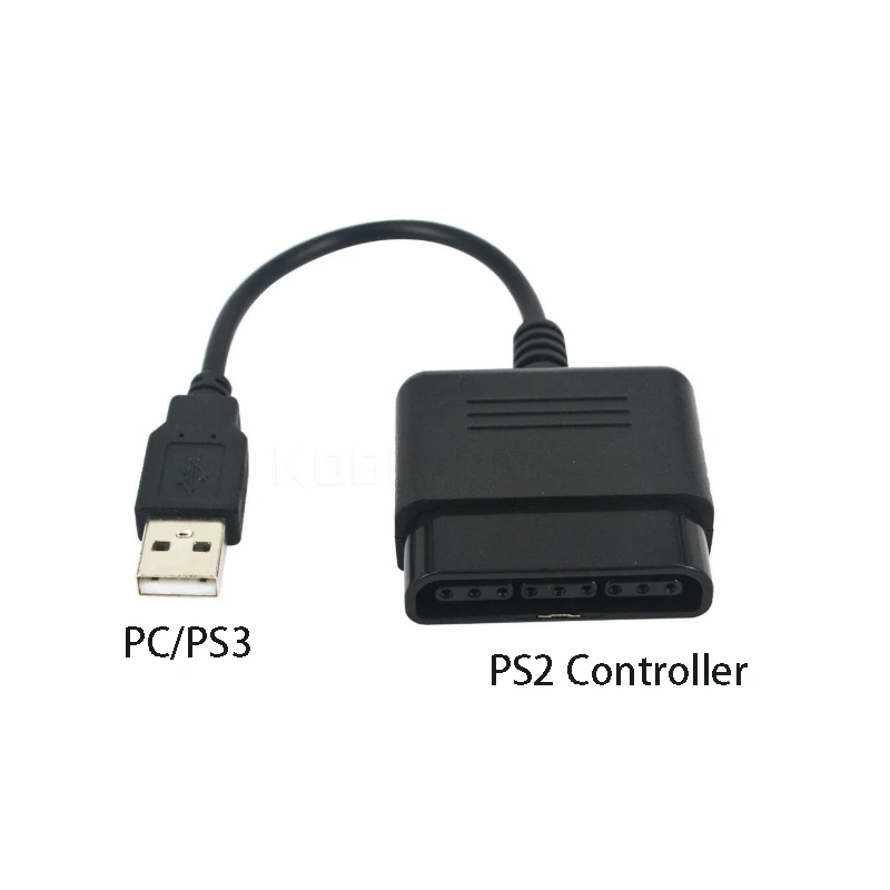 for Sony PlayStation PS2 USB Cable to PS3 Gamepad Convert Cable Console PC USB Extend Line Game Player Controller Adapter