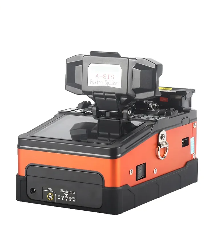 

Fiber Optic Fusion Splicer Machine fusionadora fibra optica FTTH Tool Set A-81S Orange Fully Automatic Fusion Splicer Machine