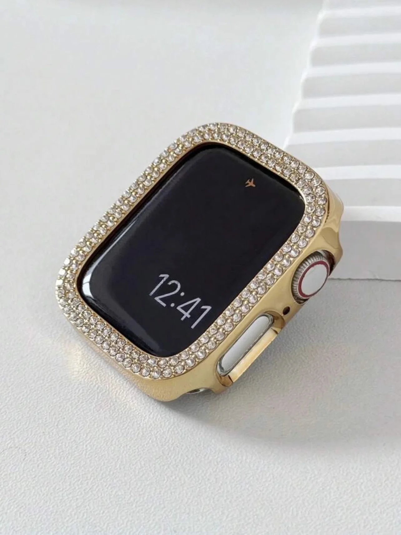 Apple Watch 커버 시리즈 10/9/8/7 38mm 40mm 41mm 42mm 44mm 45mm 46mm 용 멋진 블링 보호 쉘 케이스