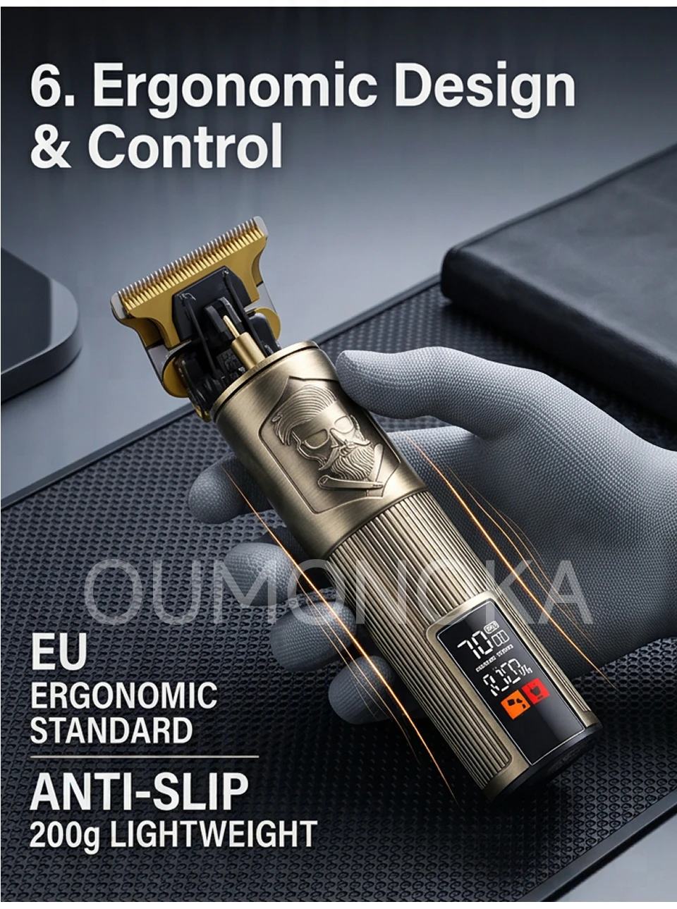 New In Hair Cutting Machine Clipper for Men Barber Shop Trimmer for Men Mower Men's Electric Shaver Haircut Beard Trimmer