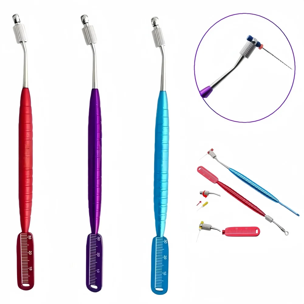 

1 шт., стоматологический эндодонтический инструмент, металлический захват для конденсации корневых каналов, прорезыватель для наконечников, резак для лечения корневых каналов, держатель для целлюлозы