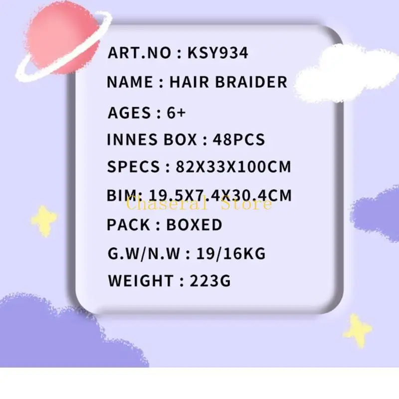 E7CE Quick Twist Automatic Hair Braider Machinaje trenzas para cabello para niña para niña