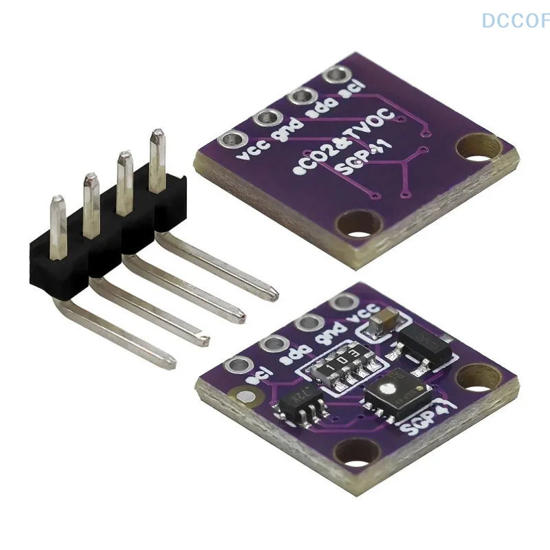 SGP30 41 Air Quality Measurement Module Gas Sensor Module TVOC/eCO2 Formaldehyde Carbon Dioxide Measurement