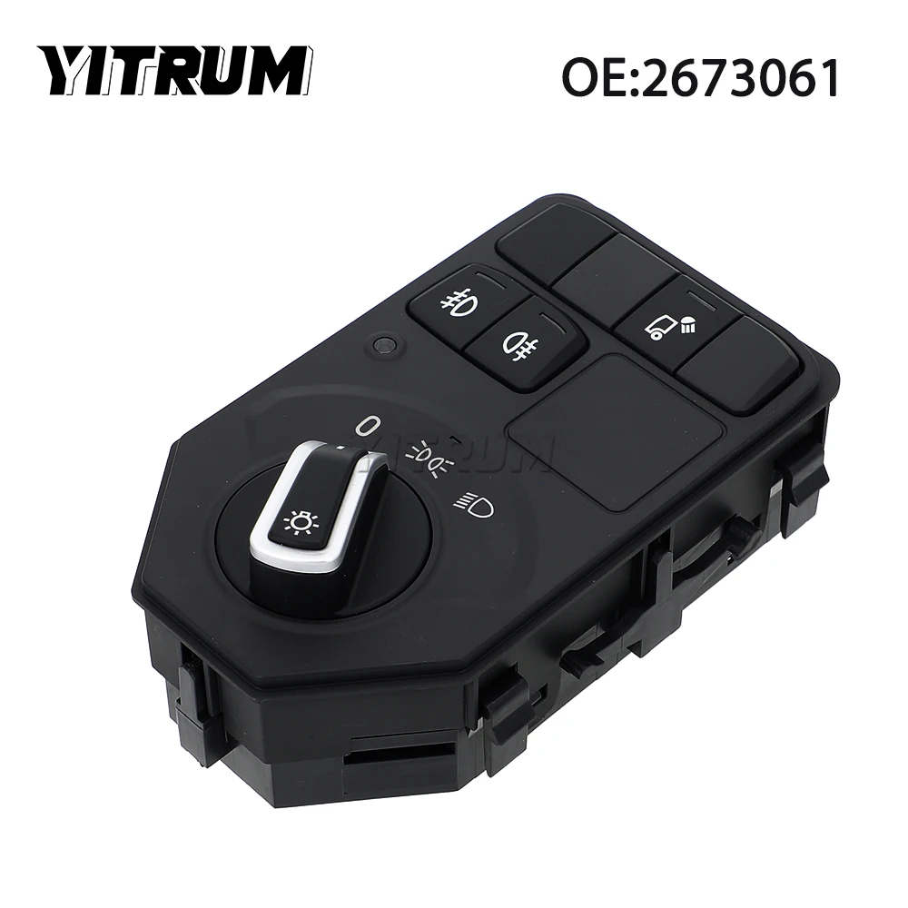 

YITRUM 2673061 Headlight Switch Control Switch Unit For SCANIA Truck Euro 6 24V 6Pins