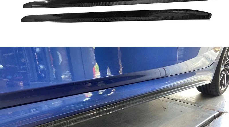 

Подходит для BMW 3 серии G20 G28, боковая юбка из углеродного волокна MP, боковой спойлер, окружающая модифицированные автозапчасти