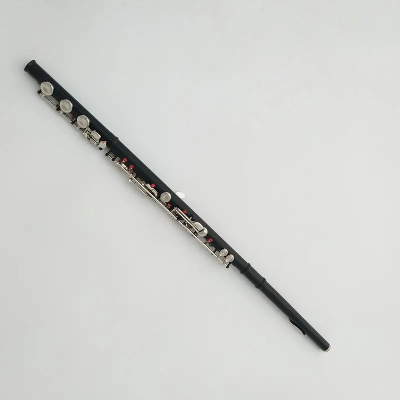 Флейта Hooqu с 17 отверстиями, флейта для ключей из черного сплава