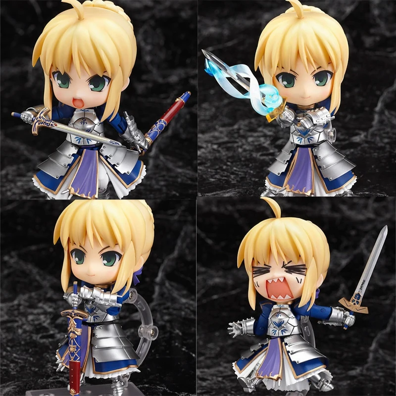 إصدار متحرك من Fate/Stay Night Sabre مقاس 10 سم # 121 بولي كلوريد الفينيل فتاة أنيمي عمل أرقام أطقم منمذجة سطح المكتب زخرفة ديكورا اللعب دمية الهدايا
