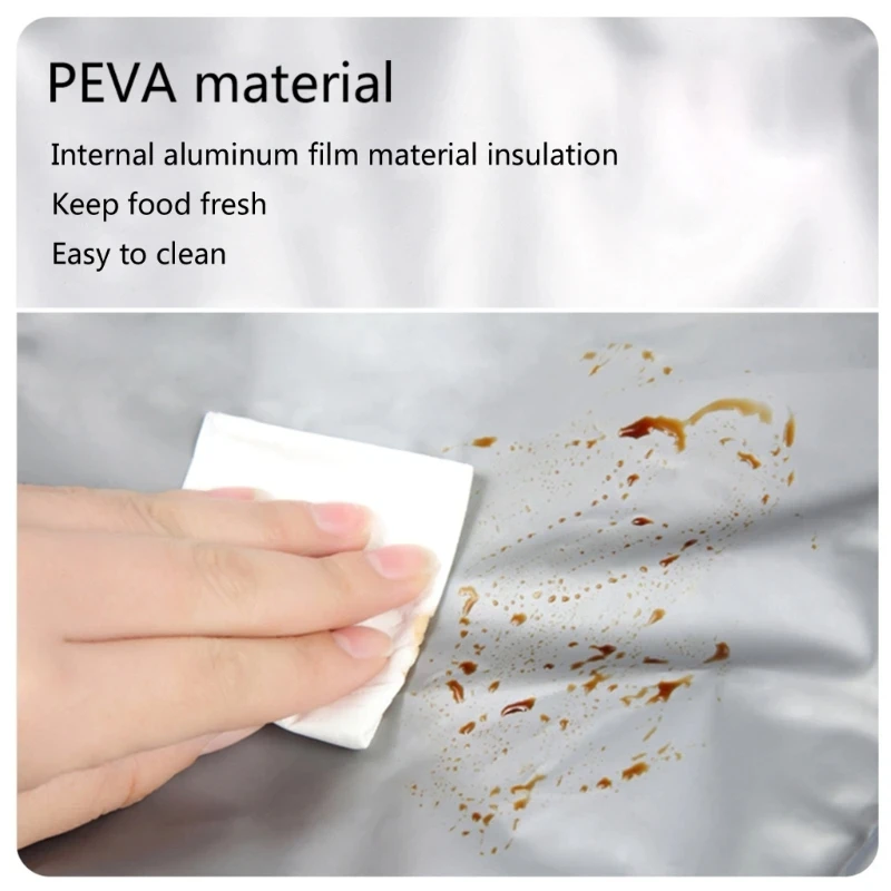 Durable Soccer Lunch Bag Insulated Tote for Football Fans Men Women Student Keeping Freshes Warm Thermal Bags for School