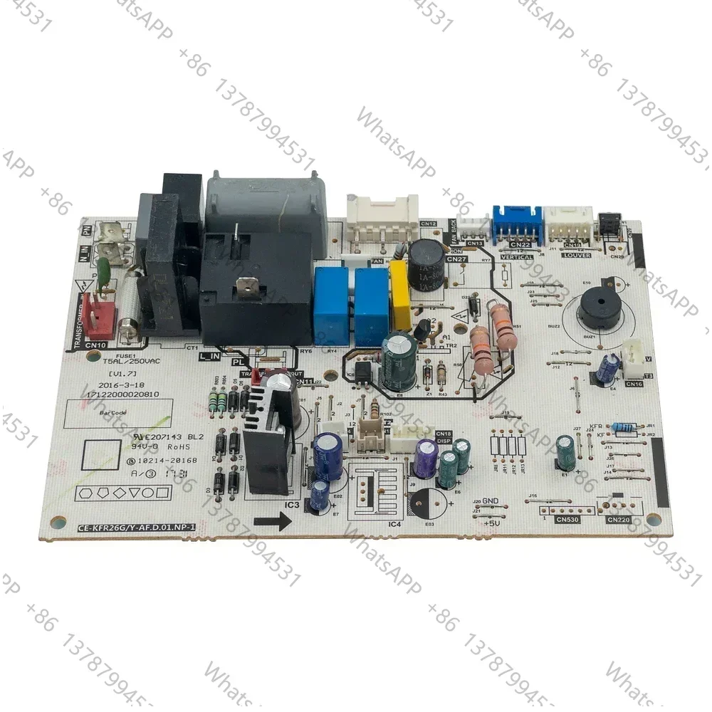 Air Conditioner Indoor Unit Control Board CE-KFR26G/Y-AF.D.01.NP-1 Circuit PCB 17122000020810 Conditioning Parts