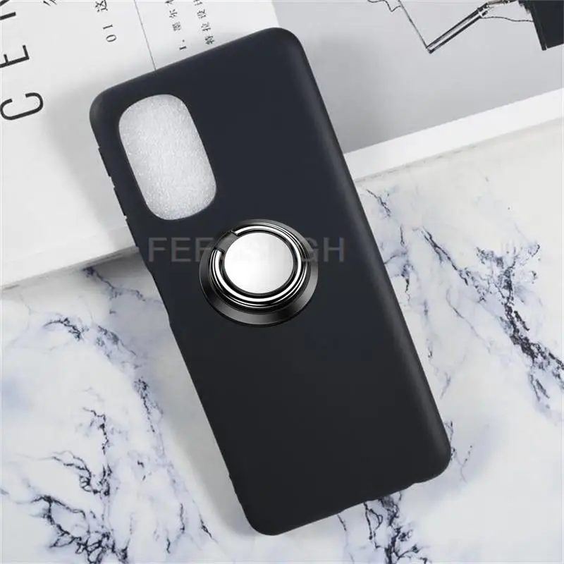 Für motorola moto g52j g62 g42 5g hintere ring halterung tpu weiche silikon telefon schutz hülle anti fallende schale