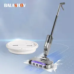 Wireless Intelligent Electric Floor Mops Household Smart Sweep and Drag Mop with Water Sprayer and UV Sterilization Lamp Cleanin