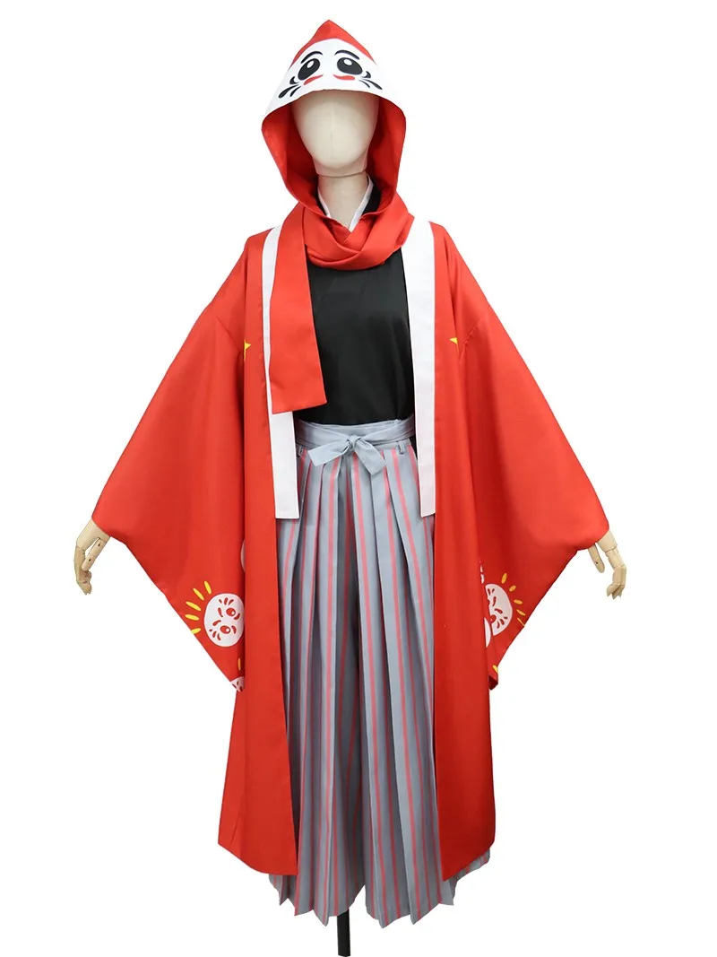 Anime Hyakki Yagyo Hyakki Yakou Cosplay Arisaka Daruma Nqrse Costume Carnival Convention Ooutfits