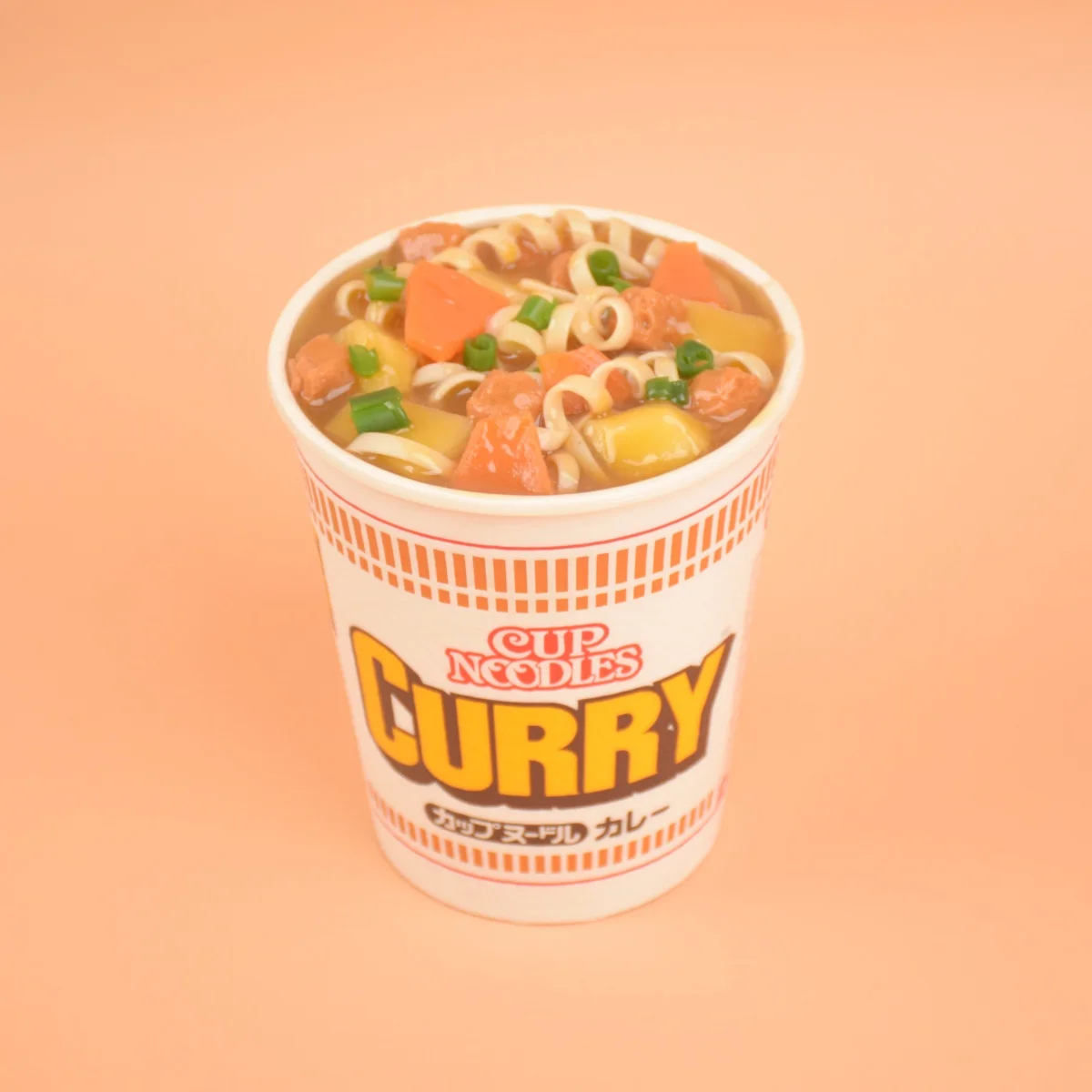 1-Piece imulation Food Curry instant Noodle Model, Korean and Japanese Curry instant Noodles Counter Window Display Piece