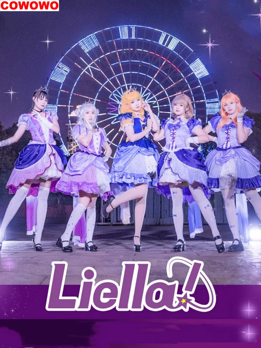 COWOWO Lovelive Cos Liella Women Full Costumes Cosplay Costume Cos Game Anime Party Uniform Hallowen Play Role Clothes Clothing