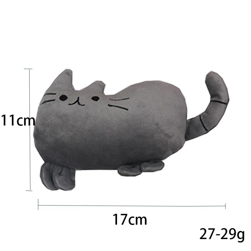 New Pet Dog Toy Bite Resistant Plush Cat Voice Training Cute Cartoon Cat Supplies Fun Interactive Pet Toys Relieve Pet Fatigue