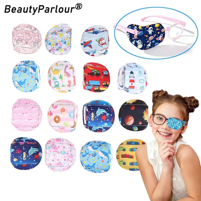 4/8Pcs Cute Girls Boys Strabismus Treatment Vision Care For Kid Child Occlusion Medical Lazy Eye Patch Eyeshade