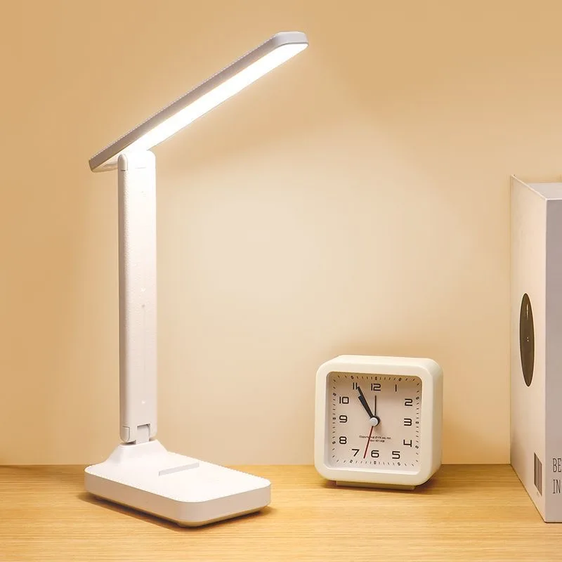 LED مصباح مكتبي حماية العين اللمس عكس الضوء LED مصباح القراءة عنبر الطالب غرفة نوم القراءة USB المكونات في مكتب مكتب الدراسة لام