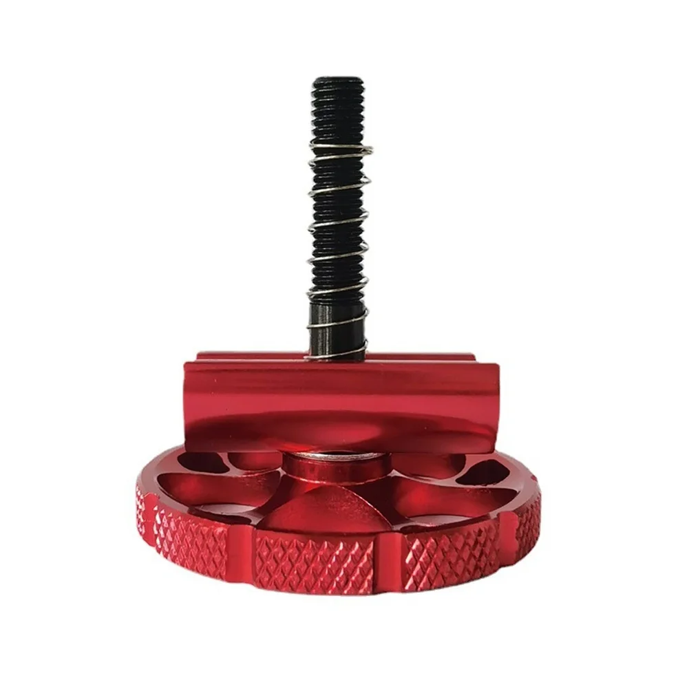 Aluminum Alloy Five Hole Round Handle With Magnetic C Buckle For Brompton Folding Bike Parts Anti Slip Grip Accessories view 6