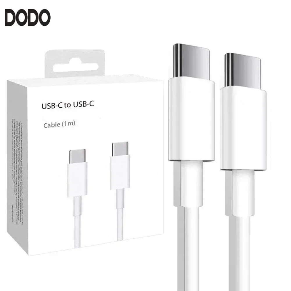 2Pcs 1M 3FT USB C to USB-C PD Charger Cable For Samsung Galaxy S10 S20 S23 S24 S25 Htc Lg Android phone 15 16 pro max