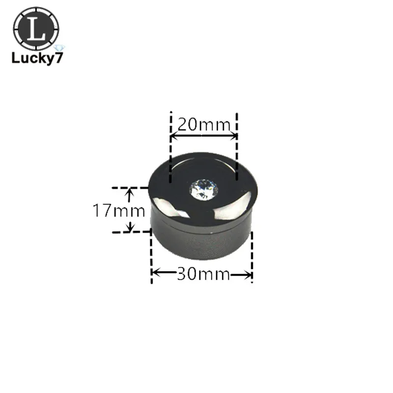 10 stücke traf za runde Edelstahl nackten Stein Display Box hochwertige Kies Metall Stein Lagerung Veranstalter Geschenk box 3*1,7 cm