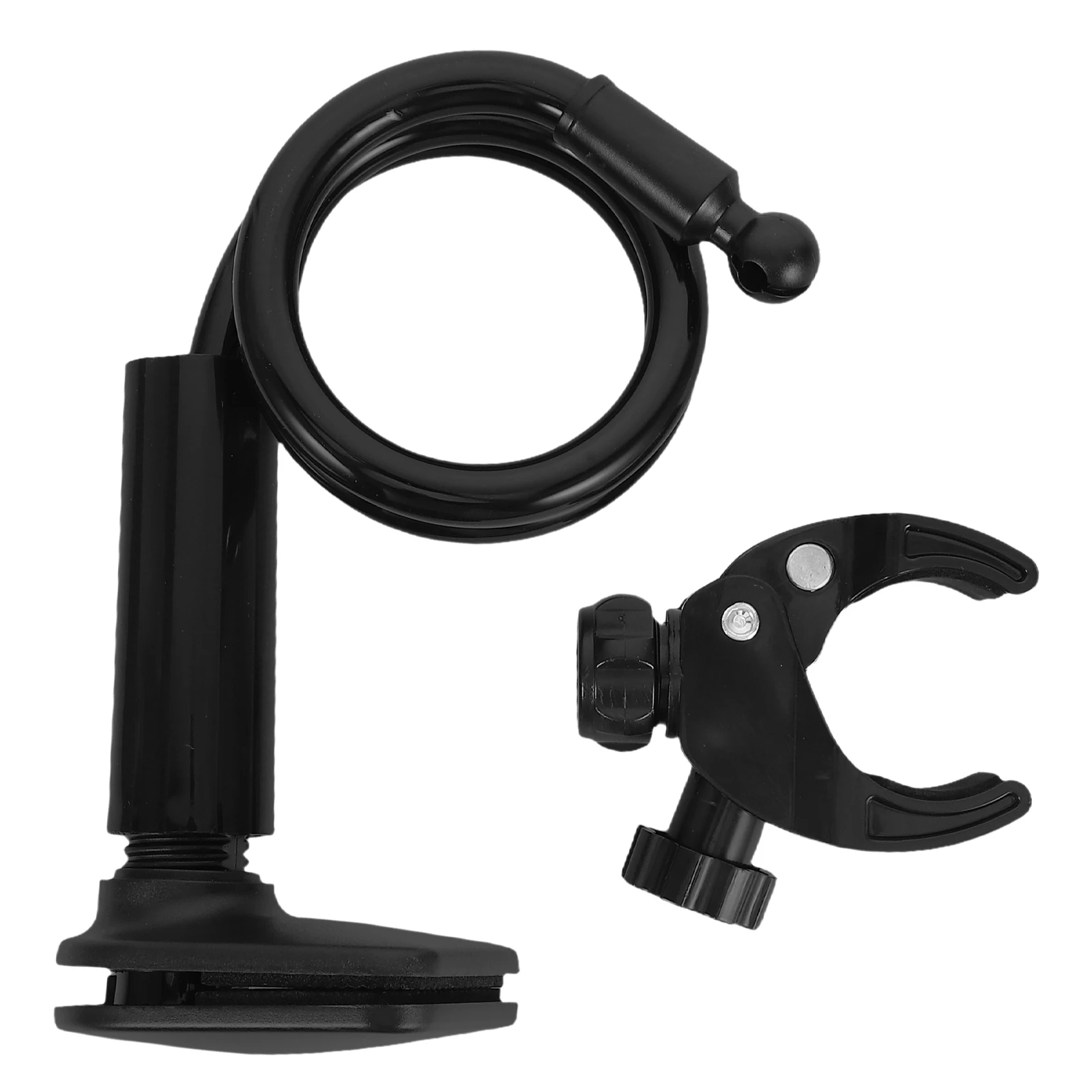 

Hair Dryer Base Rack Blow Accessory Holder Desktop Bracket Countertop Storage Black Plastic Clamp Stand Adjustable Angle Hands