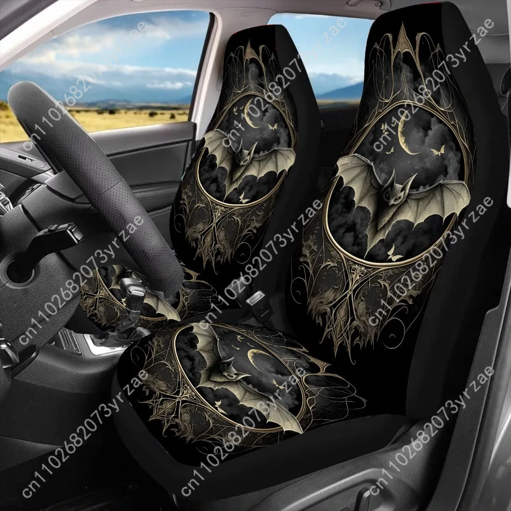 

Halloween Bat Car Seat Covers Universal Environmentally Friendly Interior Decorations Comfortable Breathable Car Seat Covers