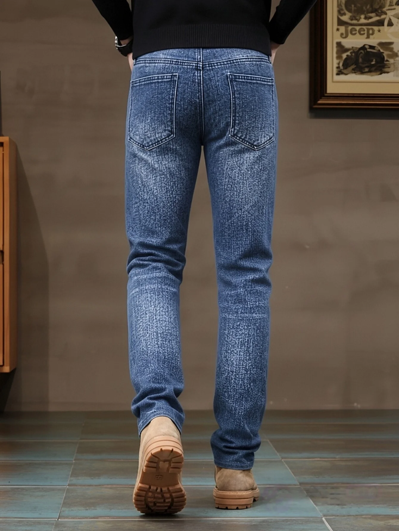 Jeans Elásticos de Corte Ajust - Men Formal Wear With Jeans reseña y precio