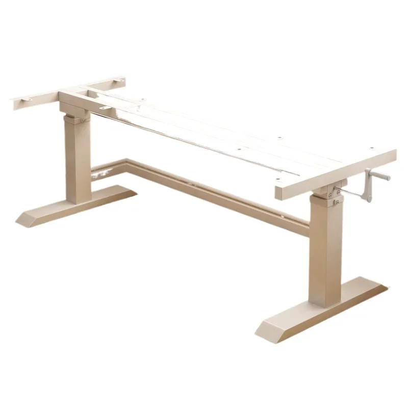 Hand lifting table leg bracket desk study wrought iron table legs coffee tripod rock plate dining table