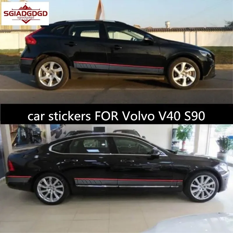

Car stickers FOR Volvo V40 S90 V60 S40 XC60 body appearance custom special sports decal accessories