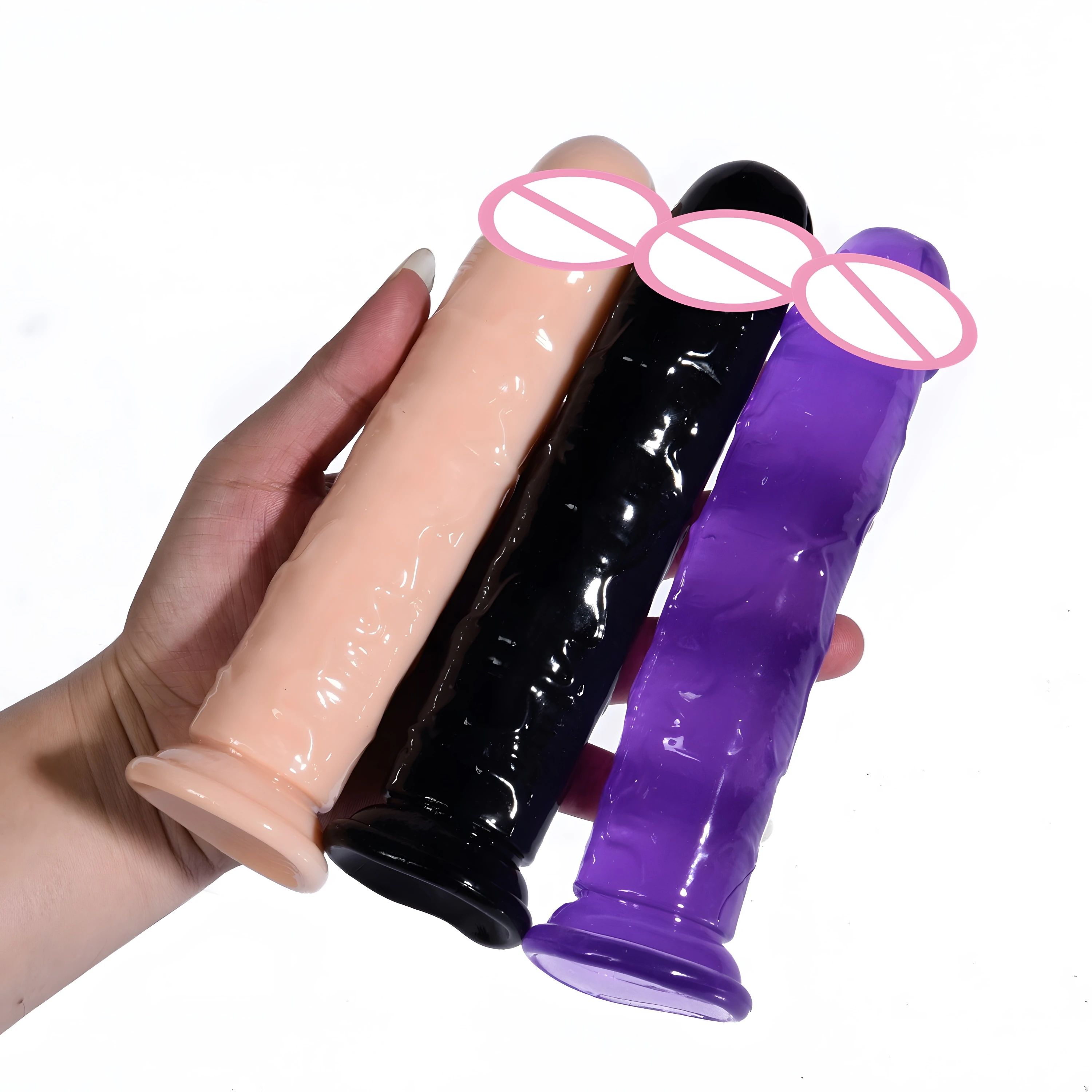 Dildos Various Sizes Colors Suction Cup Function Silicone Soft Material Female Adult Products Masturbation Sex Toy for Woman