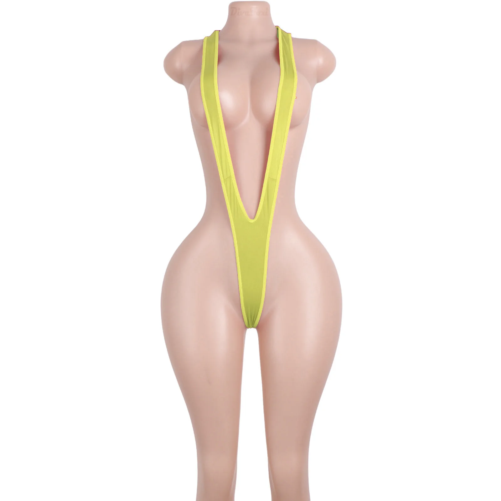 Neckholder Top Tanga Bikini Damenbekleidung Designer Großhandel Exotische Tanzbekleidung Bar Kostüme Leistung Stripper Outfits Bodys