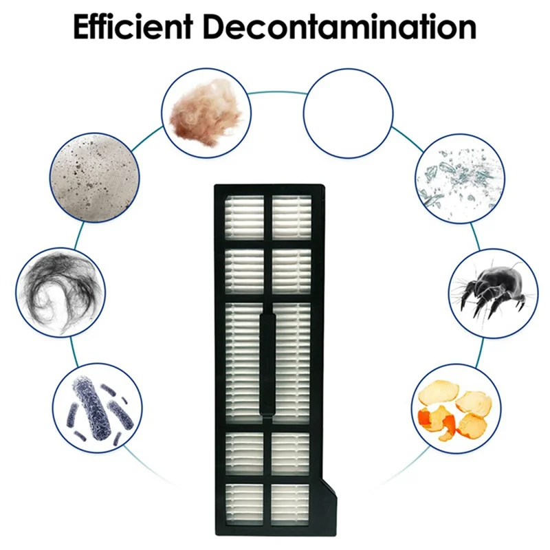 A005-15PCS Zubehör Kit Für Eufy X10 PRO Omni Roboter Staubsauger Wichtigsten Pinsel Roller Seite Bürsten Hepa-Filter Mopp Pads