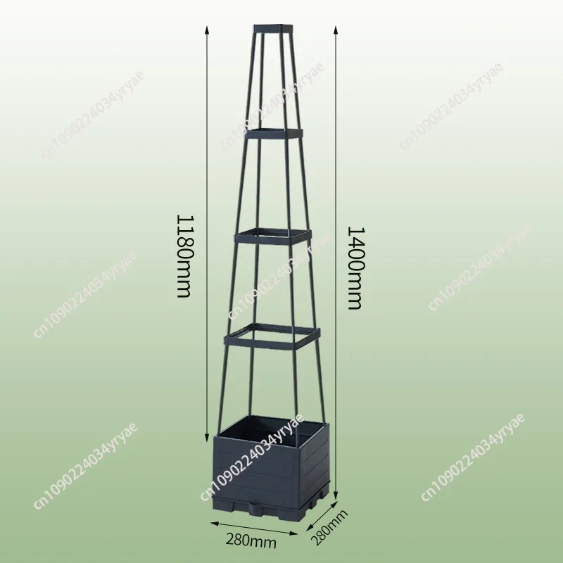 Climbing vine boxes, planting boxes, balcony vegetable boxes, outdoor combination pots, green plants