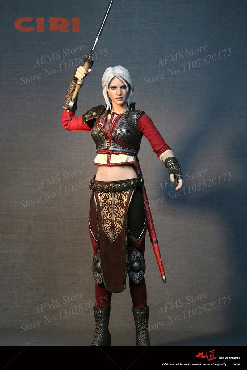 Neuf CraftTIME J-002 1/6 femmes soldat Sorcière Blindée Ciri Ensemble Complet 12 en effet Action Figure Corps Meilleure Collection Poupées