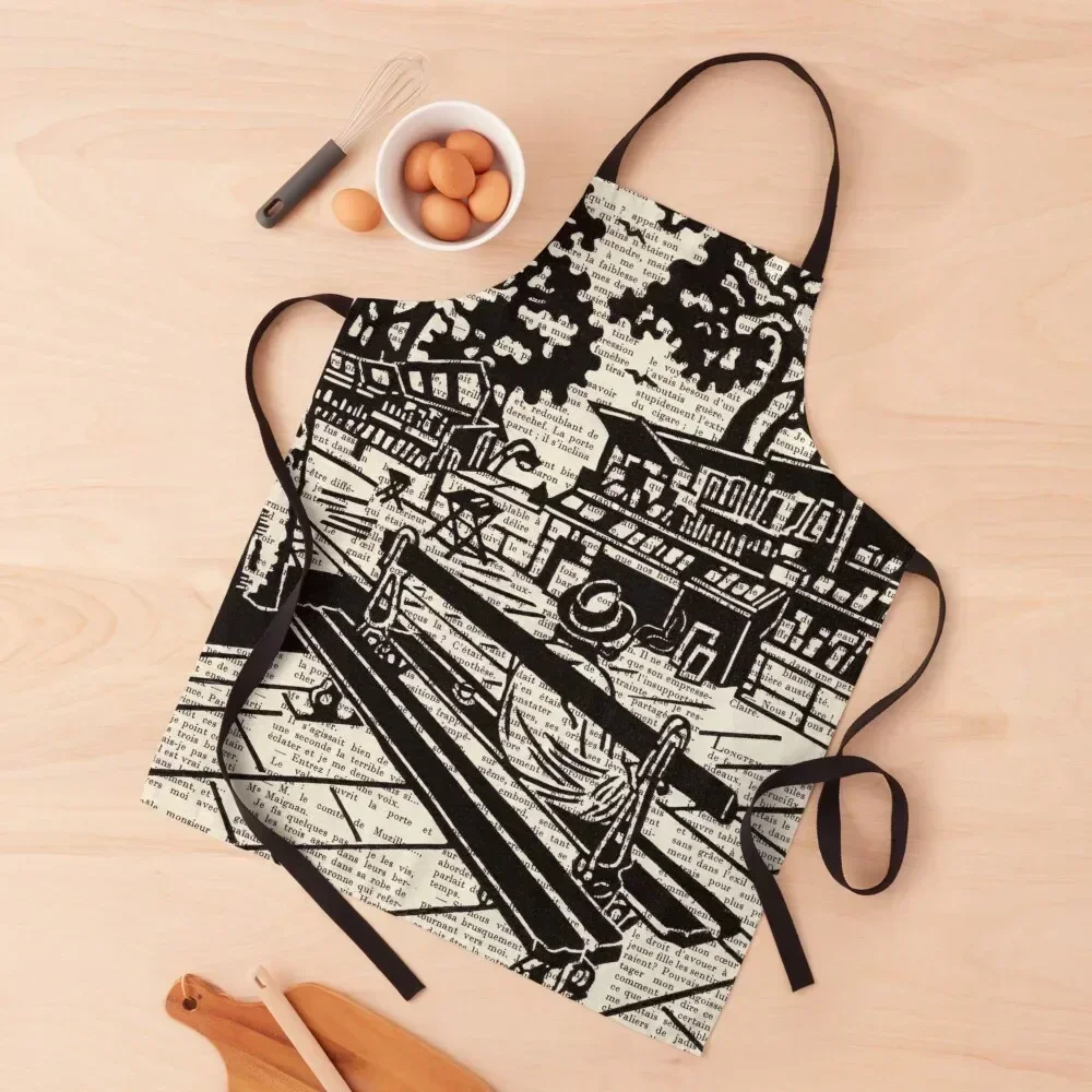 

Paris - The booksellers Apron Ladies Kitchen Items For Nail Stylist Kitchen Things Apron