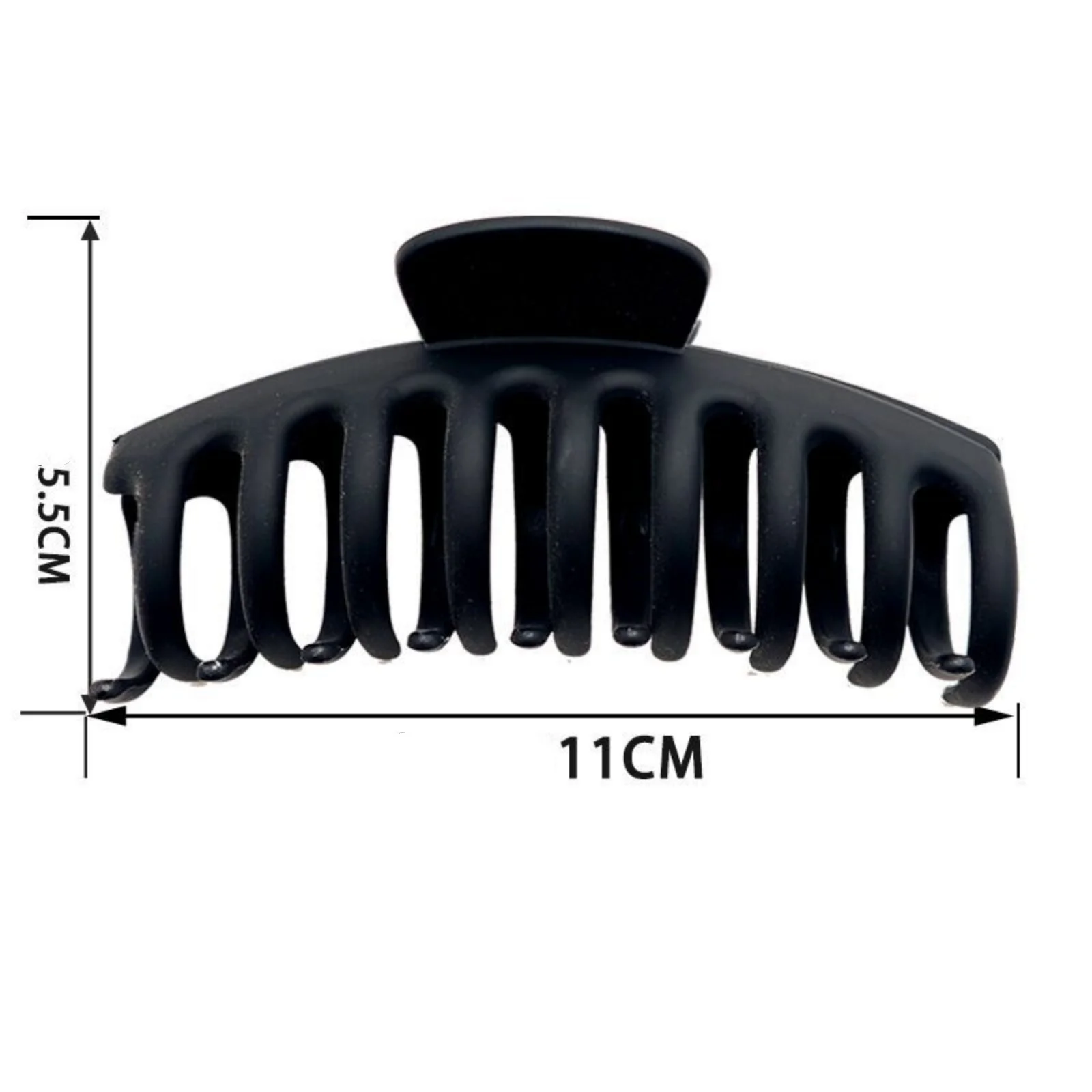 1PC 대형 헤어 클로 클립, 4종 거북이 & 투명 스타일, 패셔너블 헤어 액세서리, 데일리 & 캐주얼용