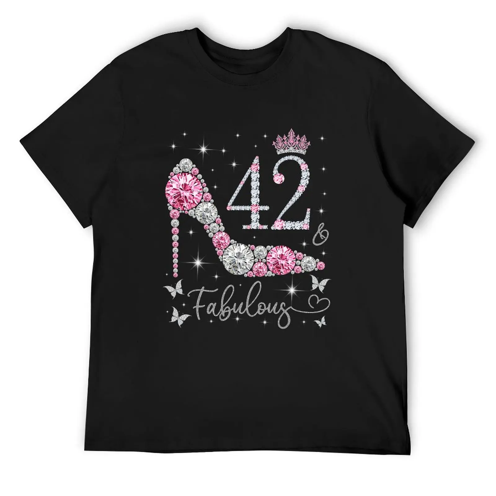 

42 & Fabulous, 42 Years Old and Fabulous, 42nd Birthday T-Shirt graphic shirts anime t shirts men t shirt