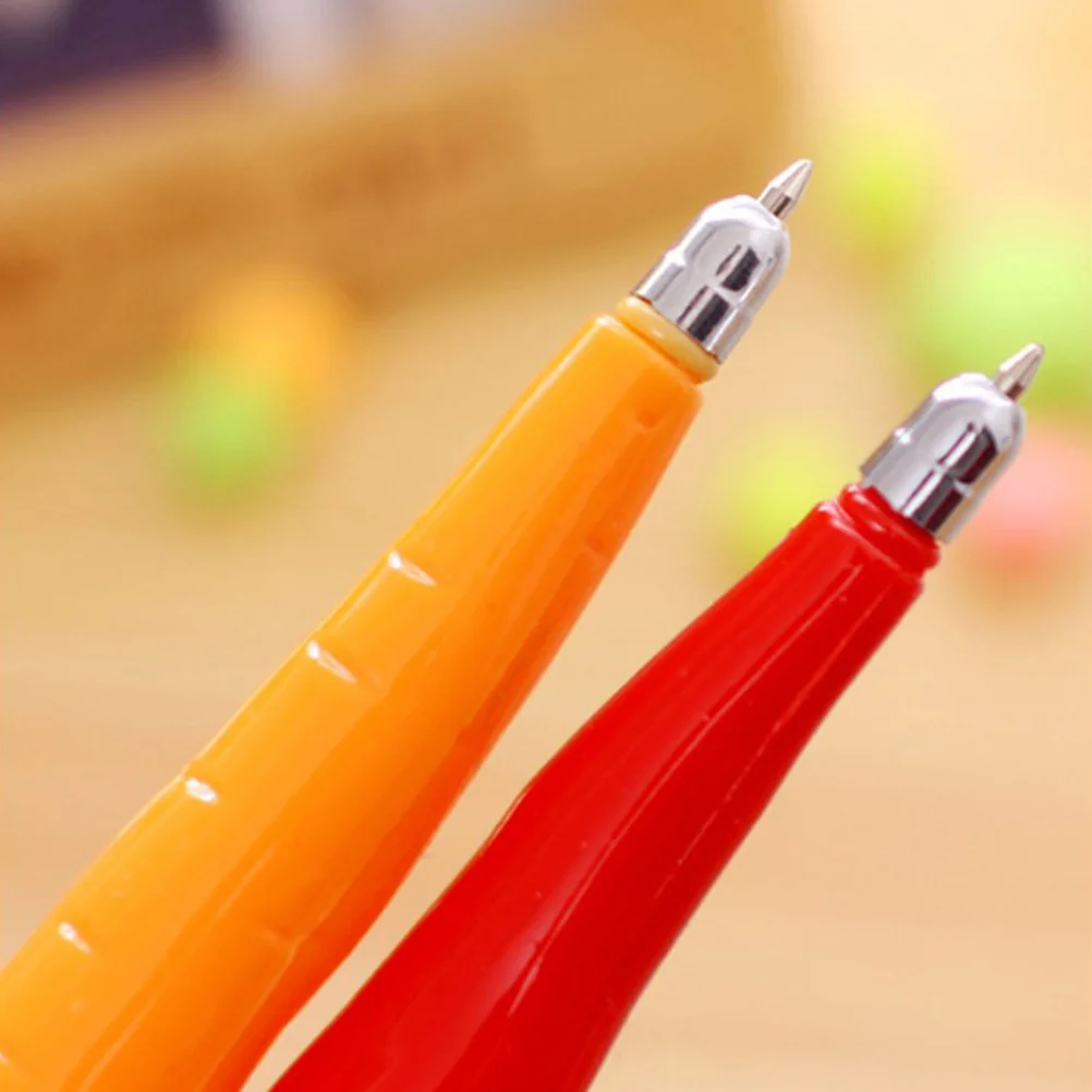 

Carrot Pen Cute Creative Gel Pen Vegetable Design for Writing Drawing School Office Supplies Ballpoint Pens Writing Pens