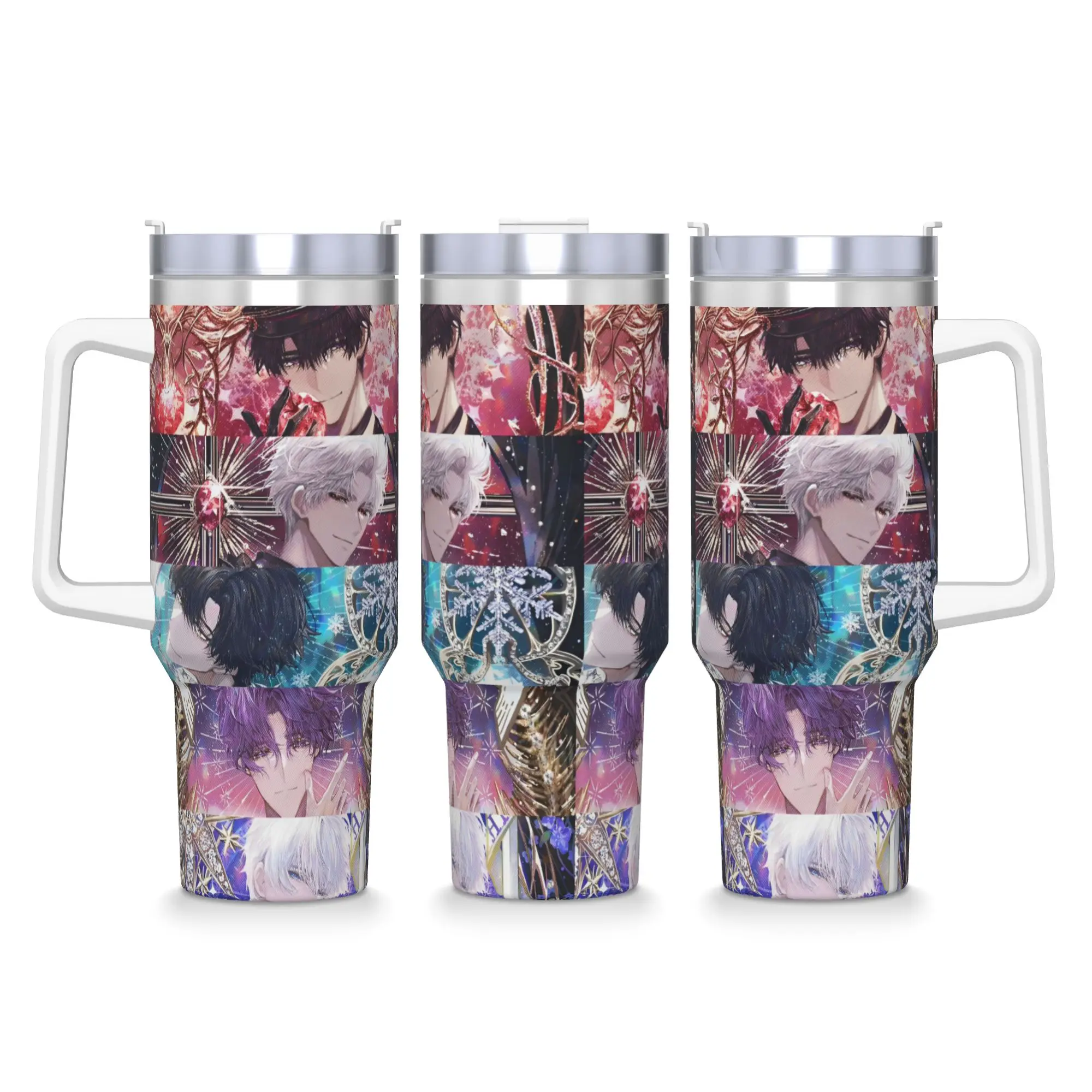 

Zayne Sylus Xavier Caleb Rafayel Love And Deepspace Stainless Steel Large Thermal Cup Leakproof Cold Drink Milk Tea Water Bottle