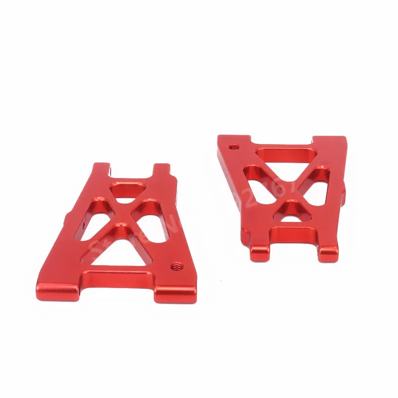 Brazo de suspensión inferior trasero mejorado de aleación de aluminio para coche teledirigido, 2 piezas, para coche modelo RC, escala 1/10, Kyosho Optima 4WD CNC Hobby Buggy