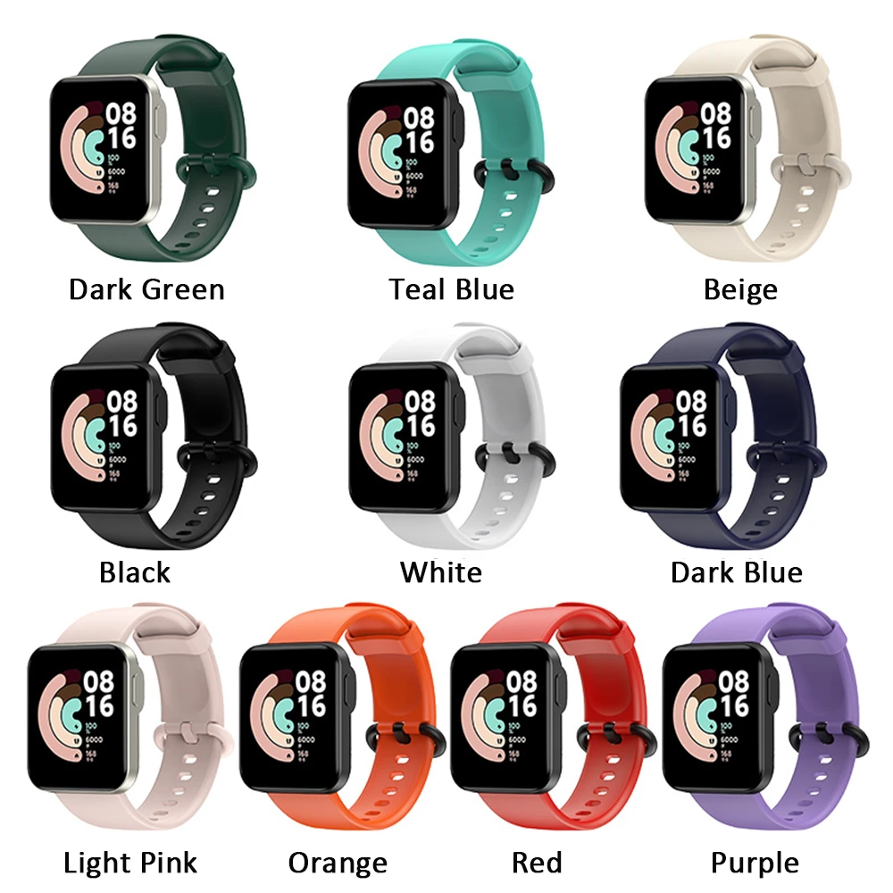 حزام الساعة الرياضي سوار معصم من السيليكون بديل لساعة Xiaomi Watch Lite Redmi