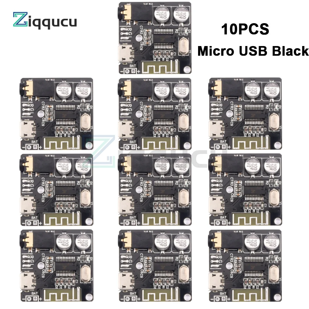 1-10PCS VHM-314 Bluetooth Audio Receiver Board Bluetooth 5.0 MP3 Lossless Decoder Board Wireless Stereo Music Module