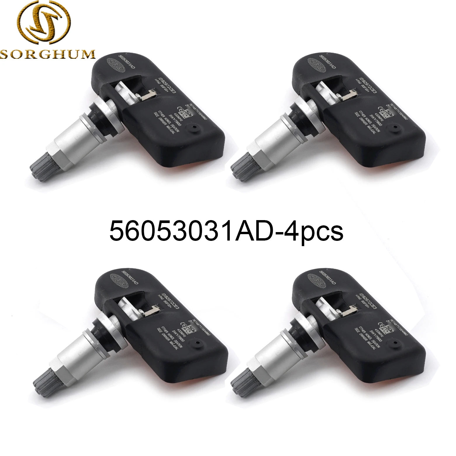 

4 шт. 56053031AD новый датчик давления в шинах TPMS 433 МГц для Chrysler Sebring Town & Country для Dodge Journey автомобильные аксессуары