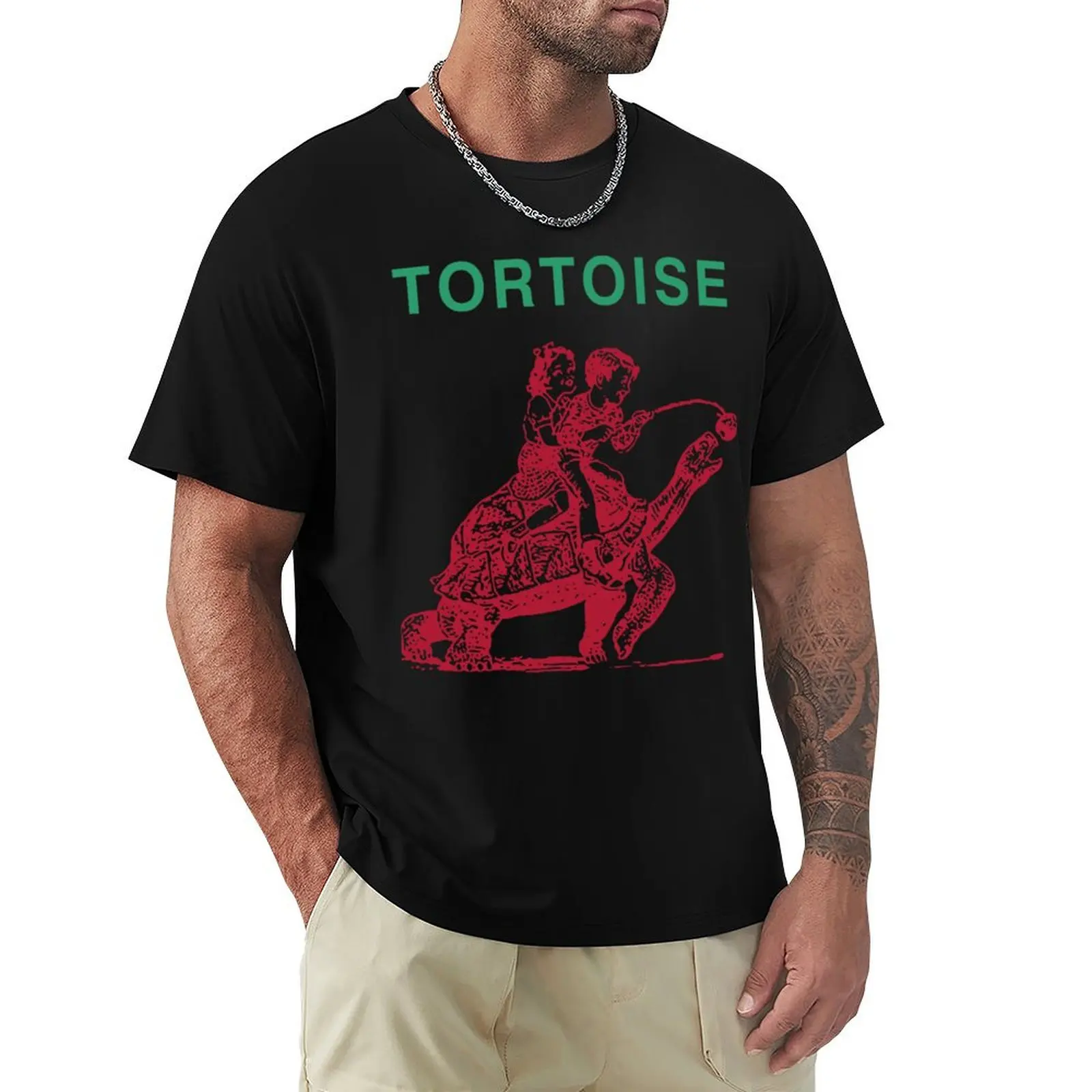 

BEST TORTOISE BAND MERCH Essential (1) T-Shirt Simple Solid Color Crew Neck Tee