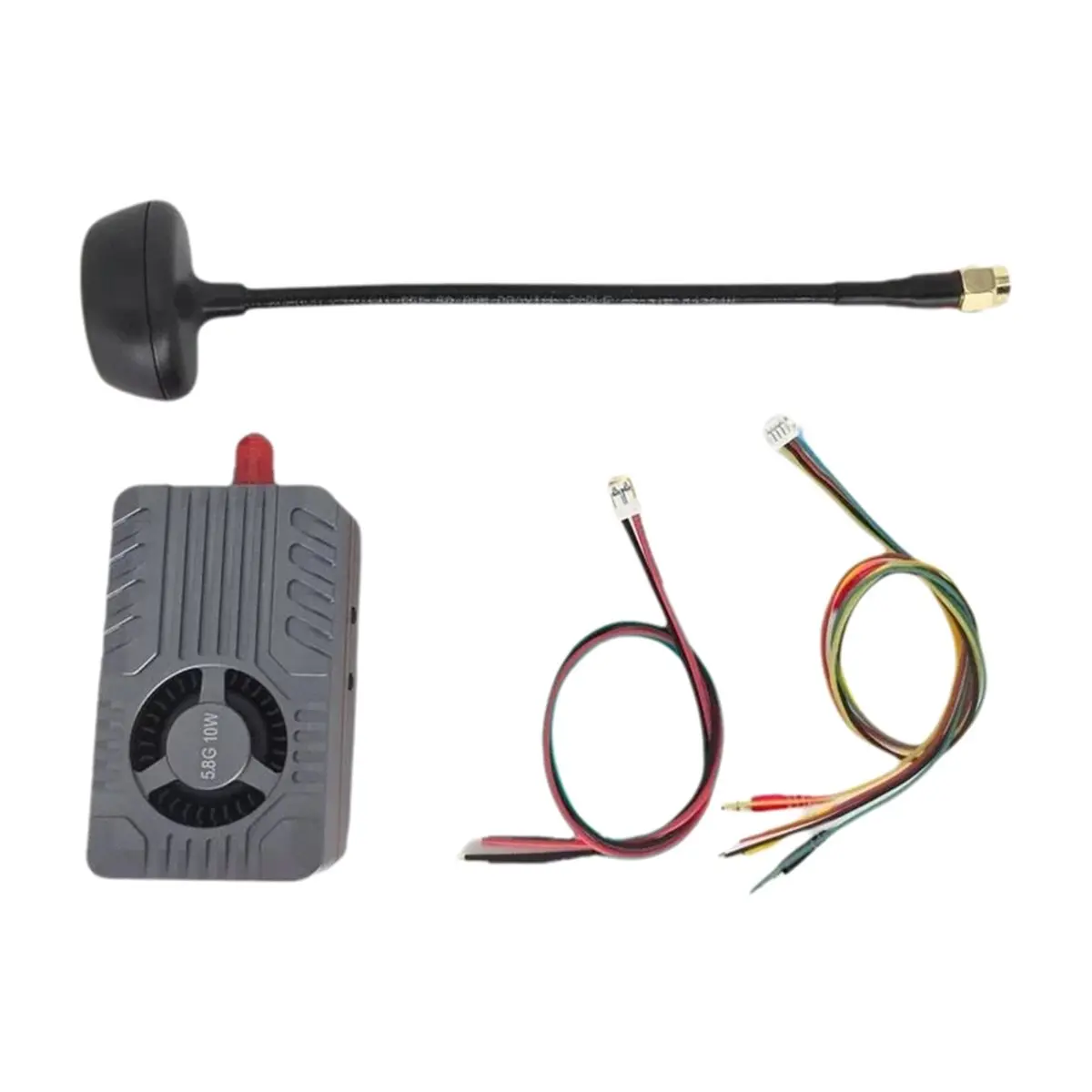 【★2026 Popular♠】4.9-6.0GHz 10W VTX 80CH FPV Video Transmitter Wireless Long-Range Transmitter OSD Parameter Adjustment for FPV D