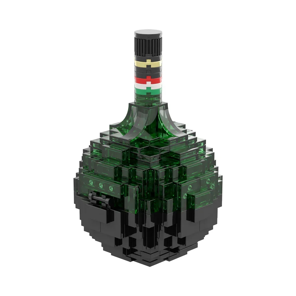 

MOC UNICUM Bricks Moldel Hungarian Herbal Wine UNICUM Building Blocks Creative Desktop Ornaments Assembly Toys Kids DIY Gifts