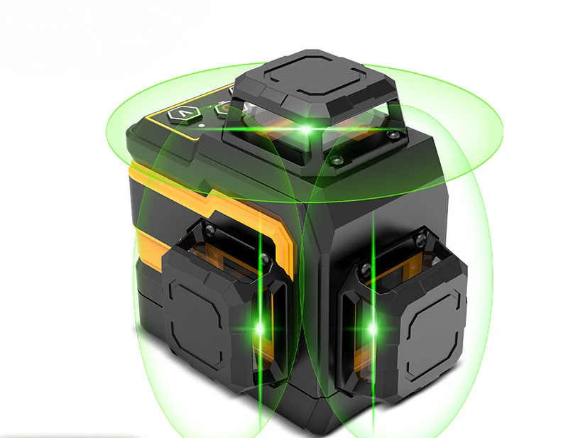 Laser small 12-wire green light projector, portable high-precision strong light fine line