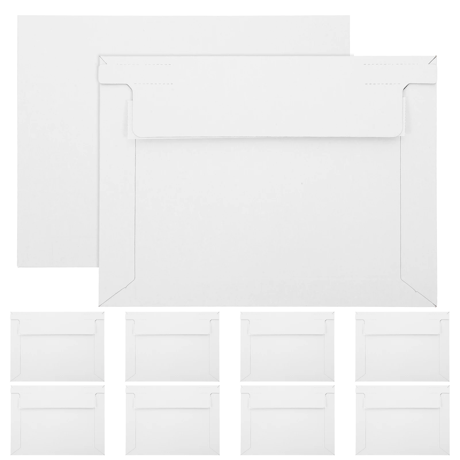 

100 Pcs Comic Book Mailers Cardboard Envelopes Document Cd Bulk Budget Binder Zipper