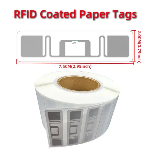 UHF RFID Tag 860-960MHz Long Range EPC Gen2 U9 Alien H9  Chip RFID Sticker Adhesive Sticker ISO18000 6C RFID UHF Wet Inlay 10pcs