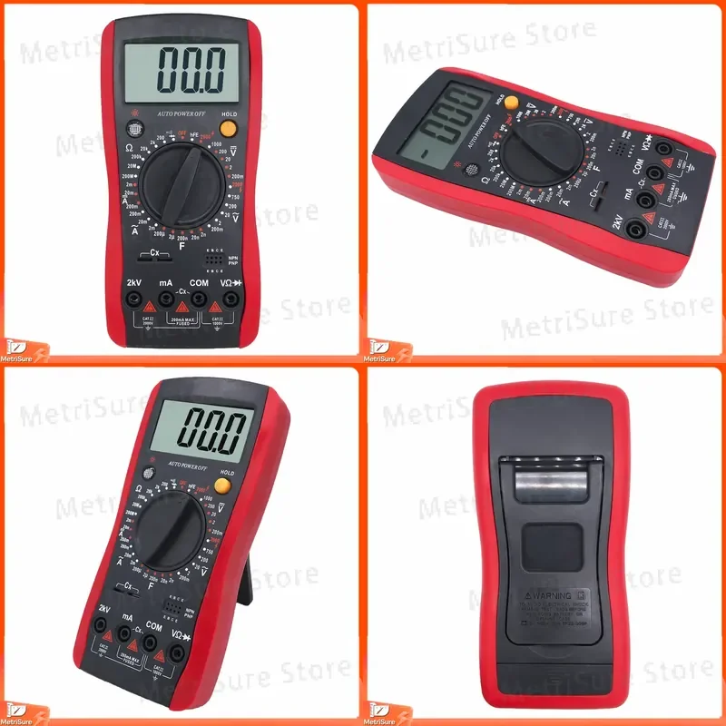 High Precision Digital Capacitance Meter 2000V AC DC Voltage Tester Multimeter for Electrician Tool Kit Capacitor Testing